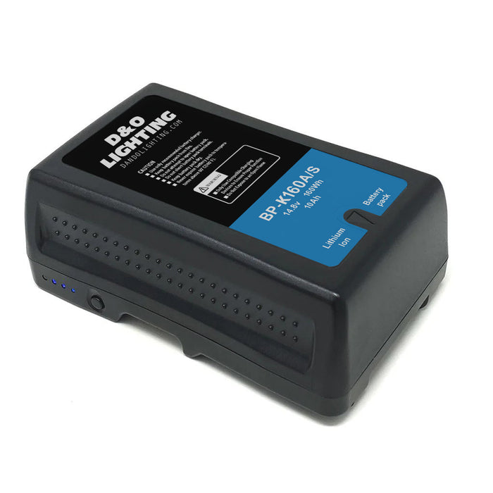 160Wh Sony V-Mount Lithium Ion Broadcast Battery D-Tap Connector Dual D-Tap Charger