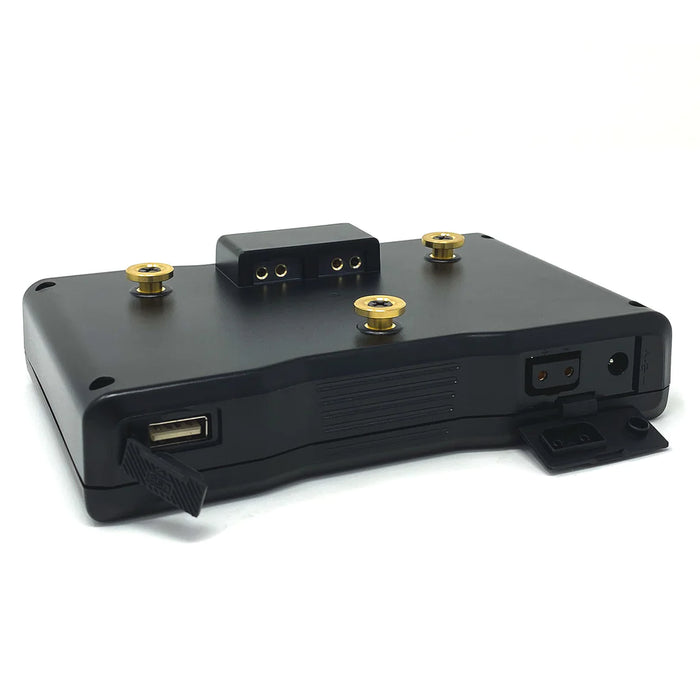 Two 95Wh Gold Mount Batteries & D-Tap Charger Bundle